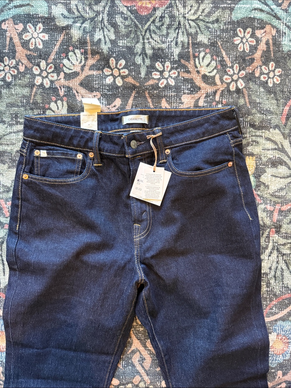 AE77 Premium Cigarette Jean dark rinse 30 10 - Picture 9 of 11